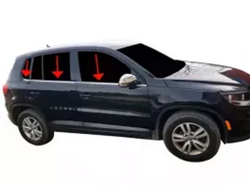 Хром нижні молдинги вікон VW Tiguan I (5N; 07-15) 4