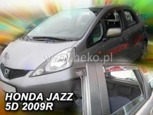 Дефлектори вікон Honda Jazz / Fit III (08-13) 5D - Heko (вставні) 4