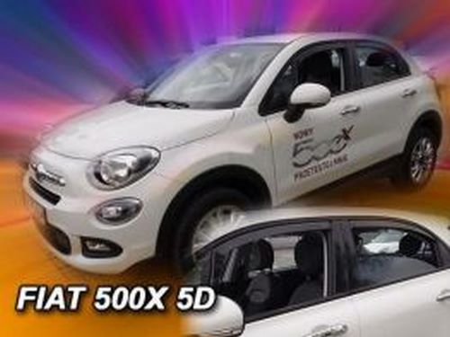 Дефлектори вікон Fiat 500X (15-) - Heko (вставні) 3