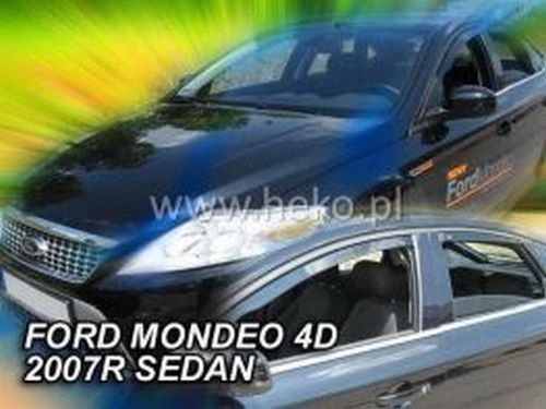 Дефлектори вікон Ford Mondeo Mk4 (07-13) Sd/Ltb - Heko (вставні) 3