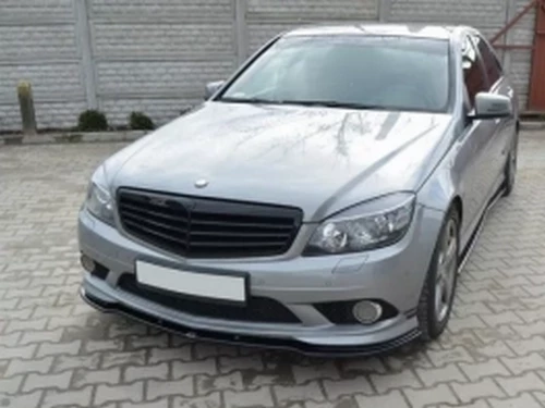 Спліттер передній Mercedes C W204 AMG-Line (07-10) 4