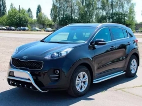 Бічні підніжки Kia Sportage IV (QL; 16-21) - Premium серія 4