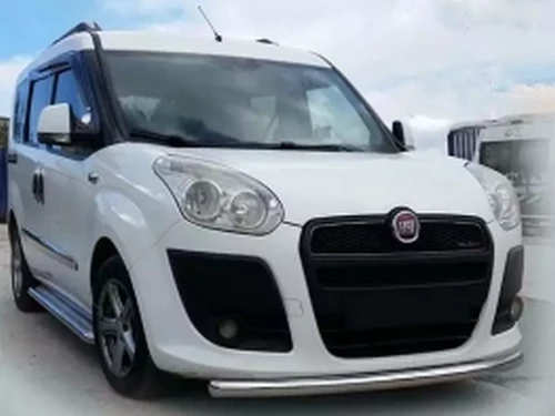 Защита передняя Fiat Doblo II (10-22) - труба прямая 3