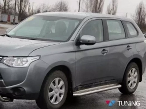 Підніжки бічні Mitsubishi Outlander III (13-21) - Premium серія 2