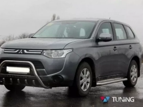 Підніжки бічні Mitsubishi Outlander III (13-21) - Premium серія 4