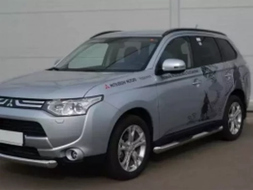 Пороги бічні Mitsubishi Outlander III (13-21) - труби 3