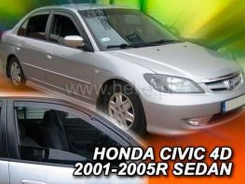 Дефлектори вікон Honda Civic VII (01-05) Sedan - Heko (вставні) 3