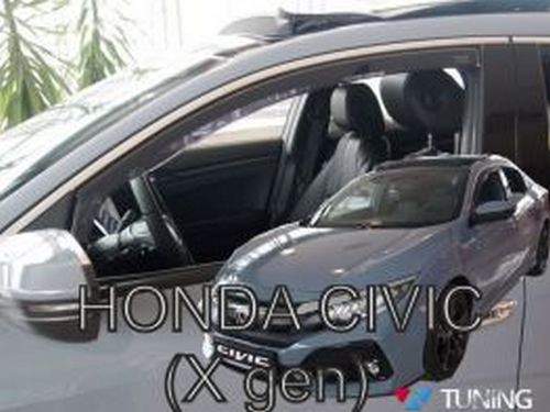 Дефлекторы окон Honda Civic 10 (16-21) Hatchback - Heko (вставные) 4