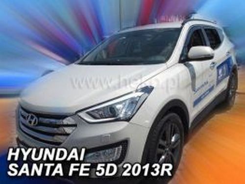 Дефлектори вікон Hyundai Santa Fe II (CM; 06-12) - Heko (вставні) 4