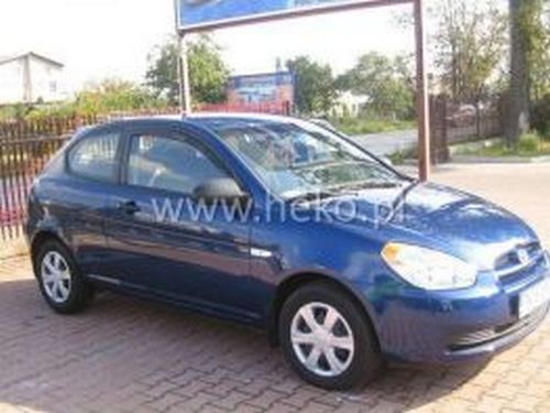 Дефлектори вікон Hyundai Accent III (MC; 06-09) 3D - Heko (вставні) 4