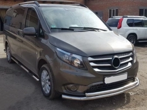 Захист передній Mercedes Vito W447 (14-) - труба подвійна 4