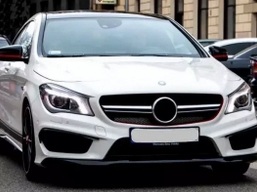 Решітка Mercedes CLA C117 (17-19) рестайлінг - AMG стиль 4