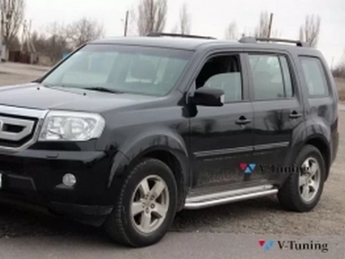 Підніжки бічні Honda Pilot II (09-15) - Premium 4