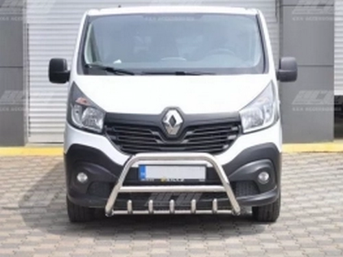 Кенгурятник Renault Trafic III (14-) - з грилем 2