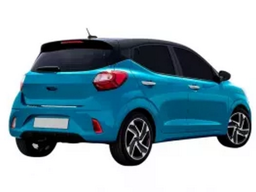 Накладка на бампер Hyundai i10 III (19-) Хетчбек - Omsa 4