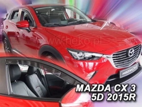 Дефлектори вікон Mazda CX-3 (DK5; 15-) - Heko (вставні) 3