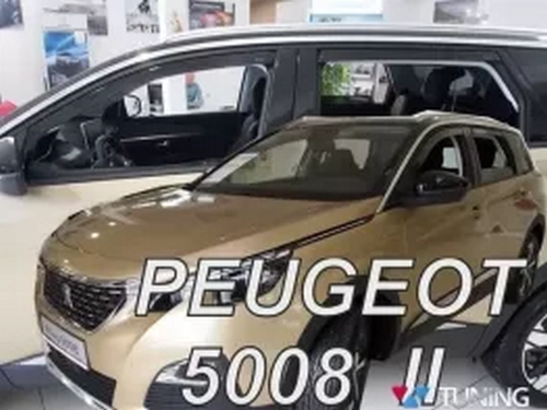 Дефлекторы окон Peugeot 5008 II (17-23) - Heko (вставные) 4