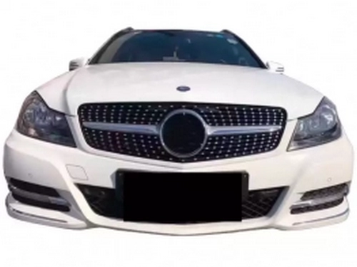 Решітка Mercedes C W204 (07-14) - Diamond Silver 3