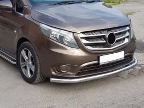 Захист передній Mercedes Vito W447 (14-) - труба одинарна 2