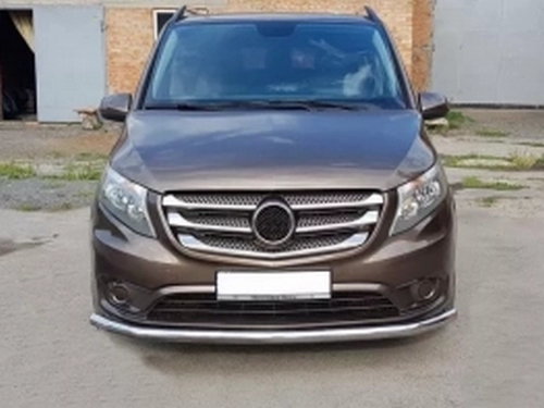 Захист передній Mercedes Vito W447 (14-) - труба одинарна 3