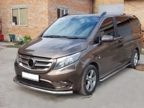 Захист передній Mercedes Vito W447 (14-) - труба одинарна 4