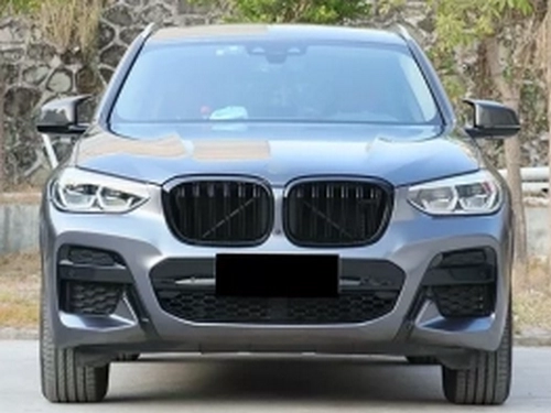 Решітка BMW X4 G02 (18-21) - подвійні ребра (глянсова) 3