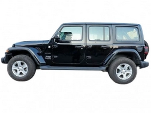 Пороги бічні Jeep Wrangler JL (18-) 2D/4D - OEM (чорні) 8