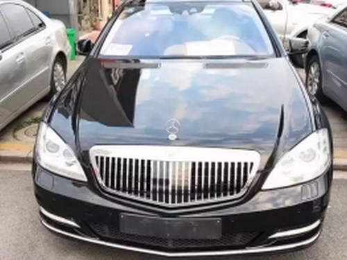 Решітка Mercedes S W221 (09-13) рестайлінг - Maybach стиль 4