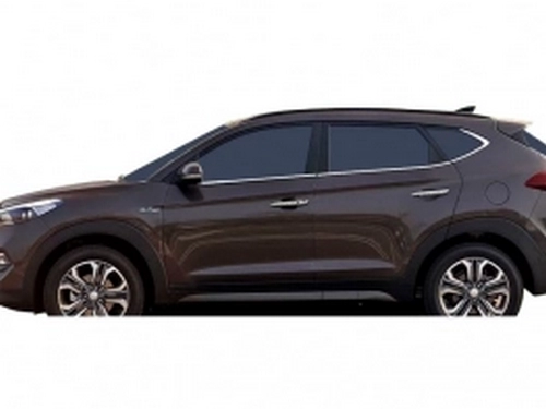 Хром нижні молдинги вікон Hyundai Tucson III (TL; 16-21) 4