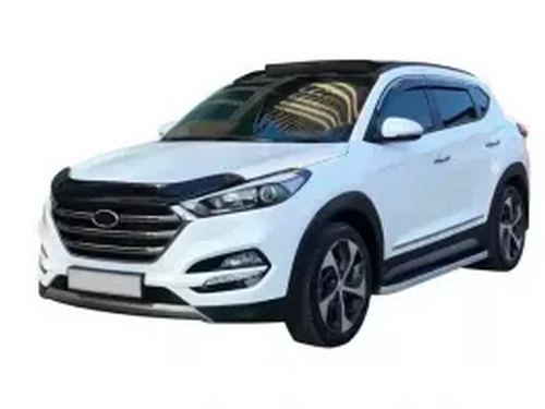 Дефлектор капота Hyundai Tucson III (TL; 16-21) - Cappafe 4