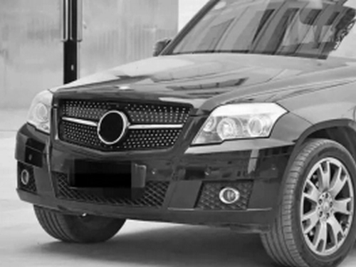 Решітка Mercedes GLK X204 (08-12) - Diamond Silver 4