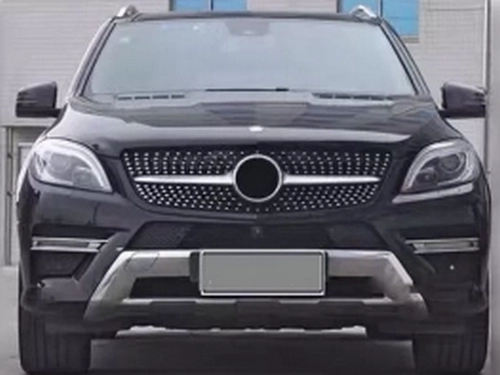 Решітка Mercedes ML W166 (11-14) - Diamond Silver 4