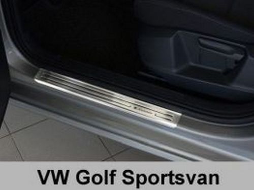 Накладки на пороги VW Golf Sportsvan (14-20) - Avisa 2