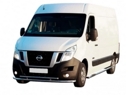 Захист передній Nissan NV400 (10-21) - труба подвійна 4