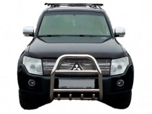 Кенгурятник Mitsubishi Pajero Wagon III (99-06) - высокий 2