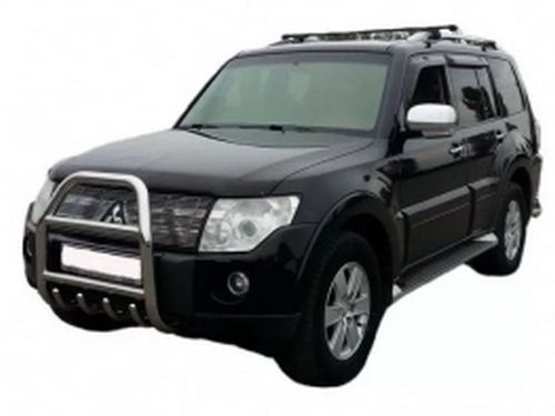 Кенгурятник Mitsubishi Pajero Wagon III (99-06) - высокий 3