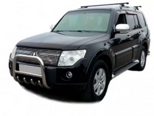 Кенгурятник Mitsubishi Pajero Wagon IV (06-21) - низкий 3