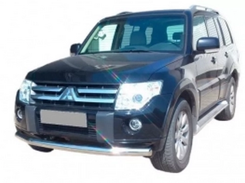 Захист передній Mitsubishi Pajero Wagon IV (06-21) - труба одинарна 4