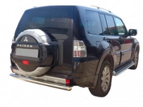 Захист задній Mitsubishi Pajero Wagon IV (06-21) - труба пряма 3