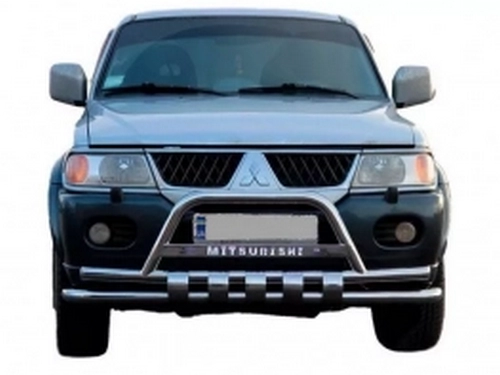 Кенгурятник Mitsubishi Pajero Sport I (96-08) - із зубцями 1