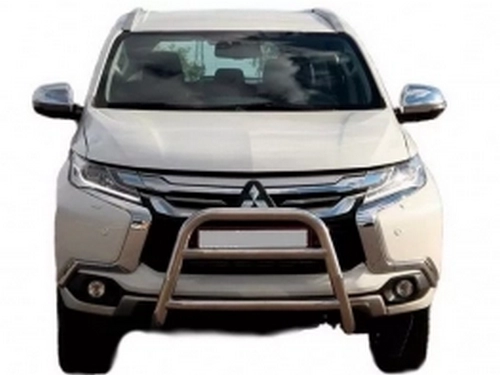 Кенгурятник Mitsubishi Pajero Sport III (15-) - з двома перемичками 1