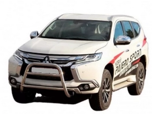 Кенгурятник Mitsubishi Pajero Sport III (15-) - з двома перемичками 3