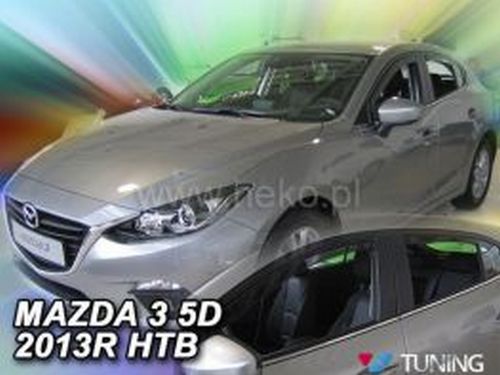 Дефлекторы окон Mazda 3 III (BM; 13-18) Sedan / HB - Heko (вставные) 4