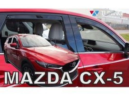 Дефлектори вікон Mazda CX-5 II (KF; 17-) - Heko (вставні) 4