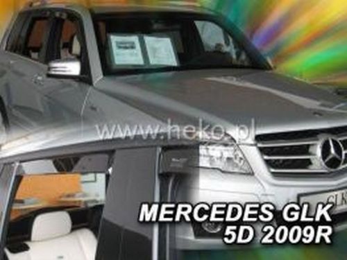 Дефлекторы окон Mercedes GLK X204 (08-15) - Heko (вставные) 4