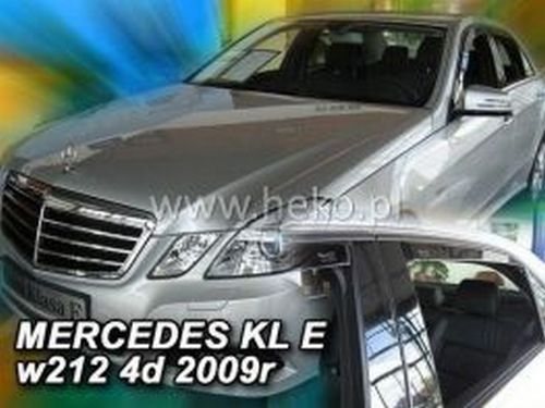 Дефлектори вікон Mercedes E W212 (09-16) Sedan - Heko (вставні) 4