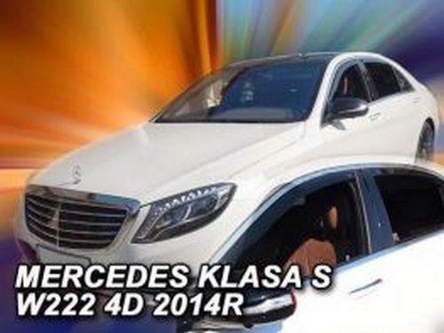 Дефлектори вікон Mercedes S W222 Long (14-20) - Heko (вставні) 3