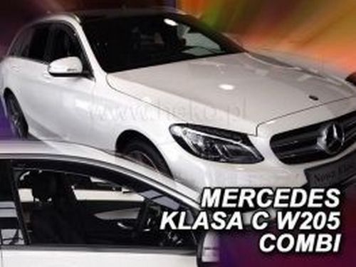 Дефлекторы окон Mercedes C W205 (14-21) Wagon - Heko (вставные) 3