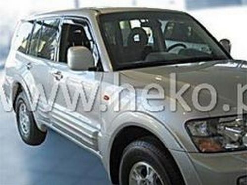 Дефлектори вікон Mitsubishi Pajero Wagon III/IV (99-21) 5D - Heko (вставні) 4