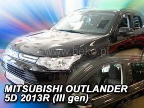 Дефлекторы окон Mitsubishi Outlander III (13-21) - Heko (вставные) 3